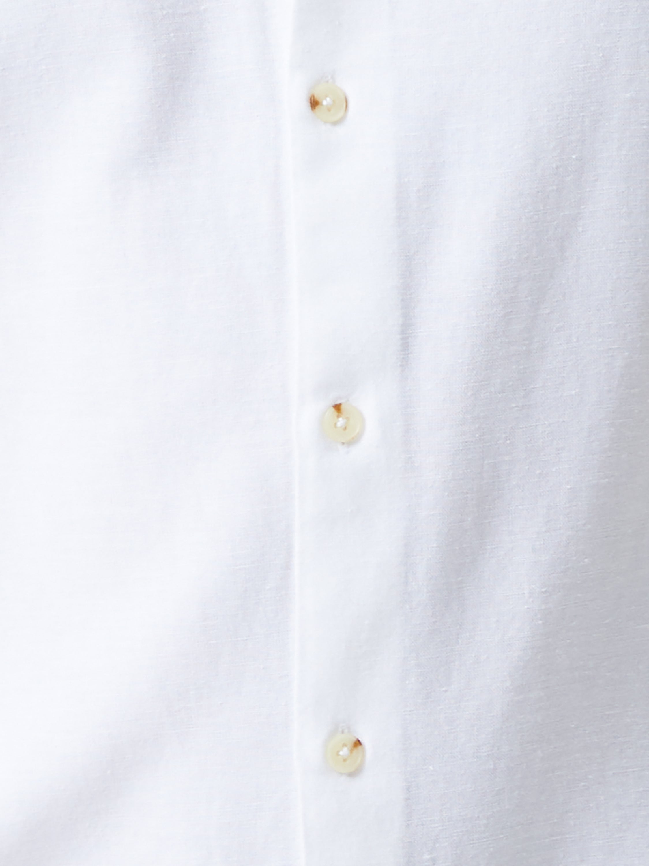 Long Sleeve Linen Blend Shirt