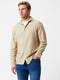 Long Sleeve Linen Blend Shirt