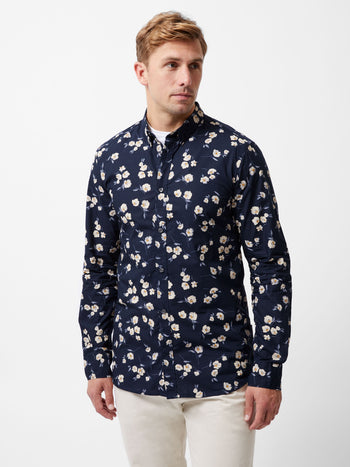 Large Floral Long Sleeve Shirt