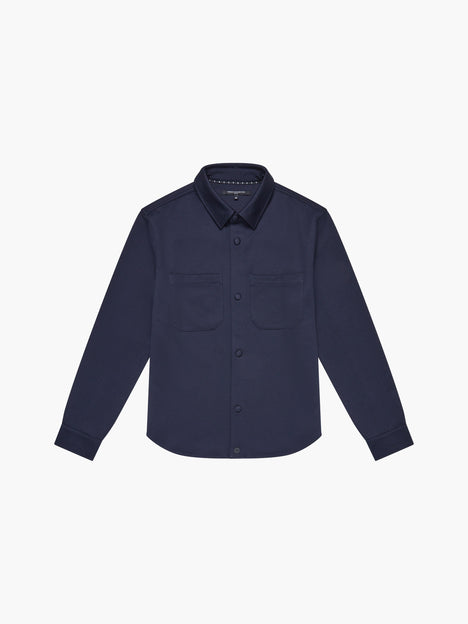 Long Sleeve Stretch Overshirt