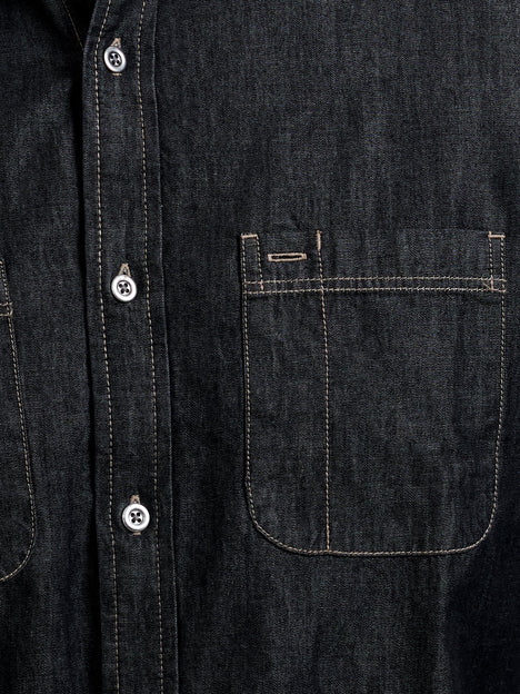 Long Sleeve Regular Fit Denim Shirt