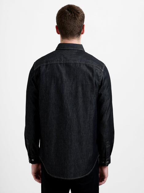 Long Sleeve Regular Fit Denim Shirt