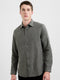Herringbone Long Sleeve Regular Fit Shirt
