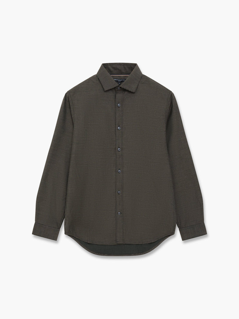 Long Sleeve Regular Fit Cut Away Shirt