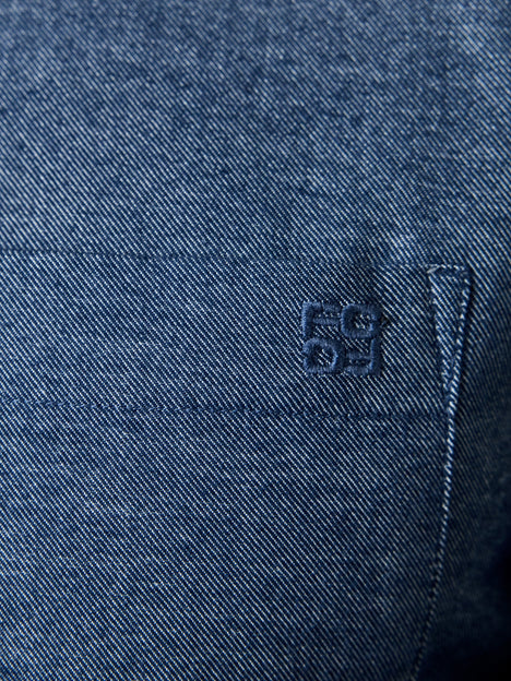 Long Sleeve Melange Flannel Shirt