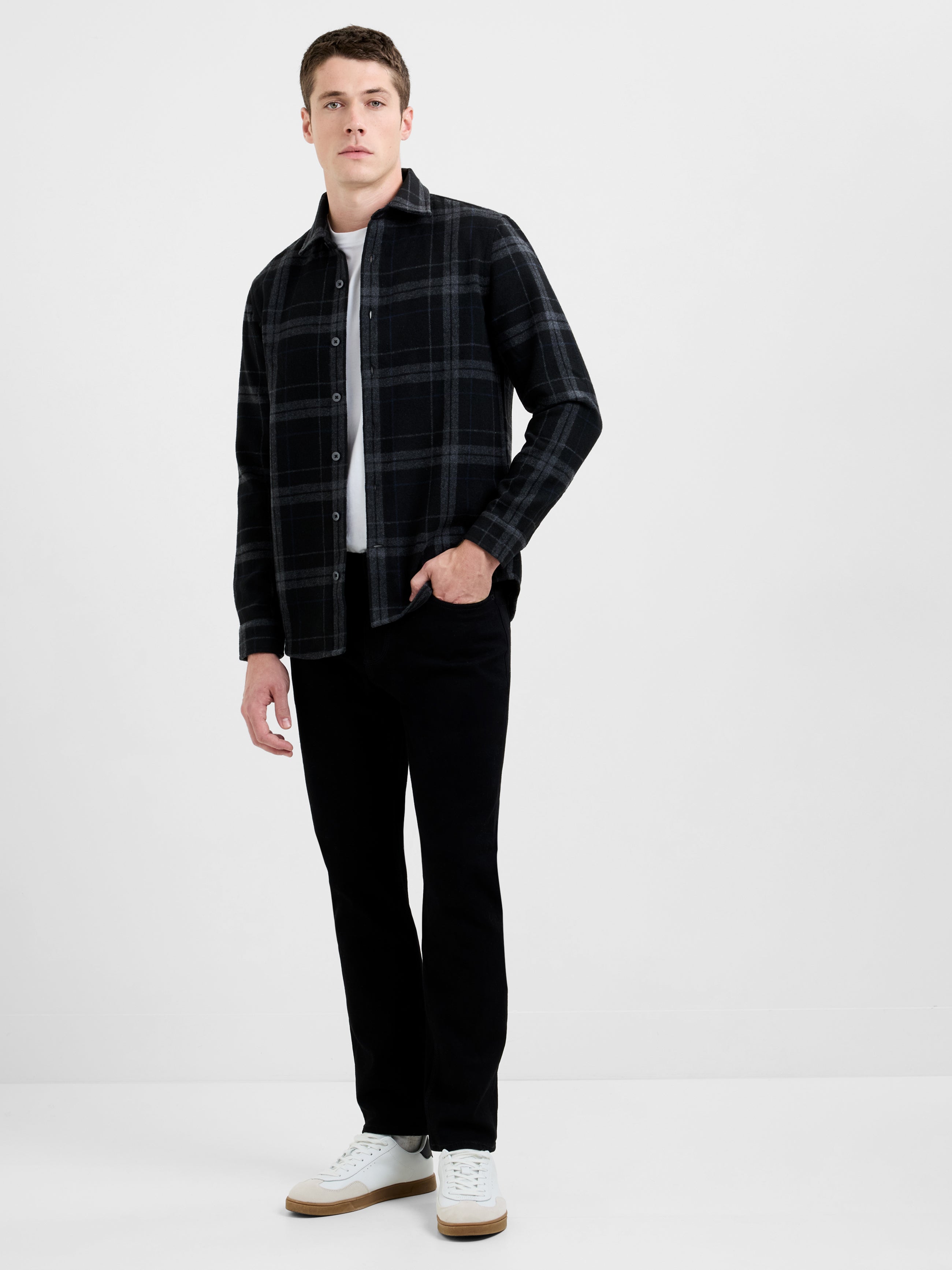 Yarn Dyed Twill Check Shirt