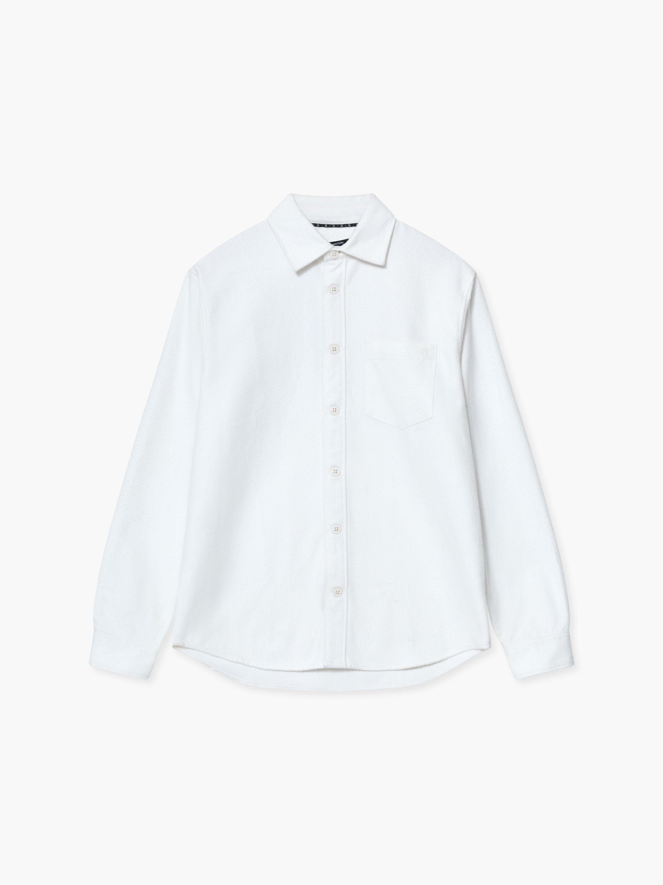 Viscose Blend Twill Long Sleeve Shirt