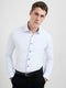 Slim Fit Contrast Detail Long Sleeve Shirt