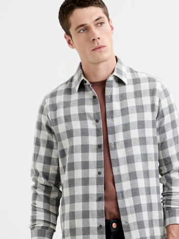 Long Sleeve Regular Fit Check Shirt