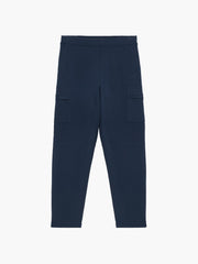 Smart Navy Blue Drawstring Joggers