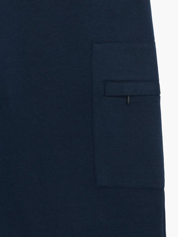 Smart Navy Blue Drawstring Joggers