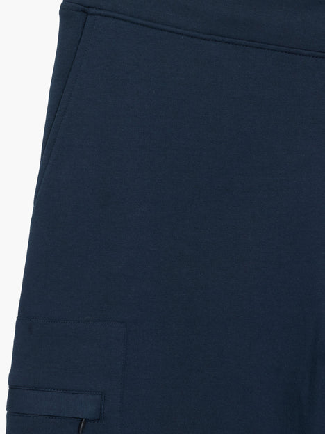 Smart Navy Blue Drawstring Joggers