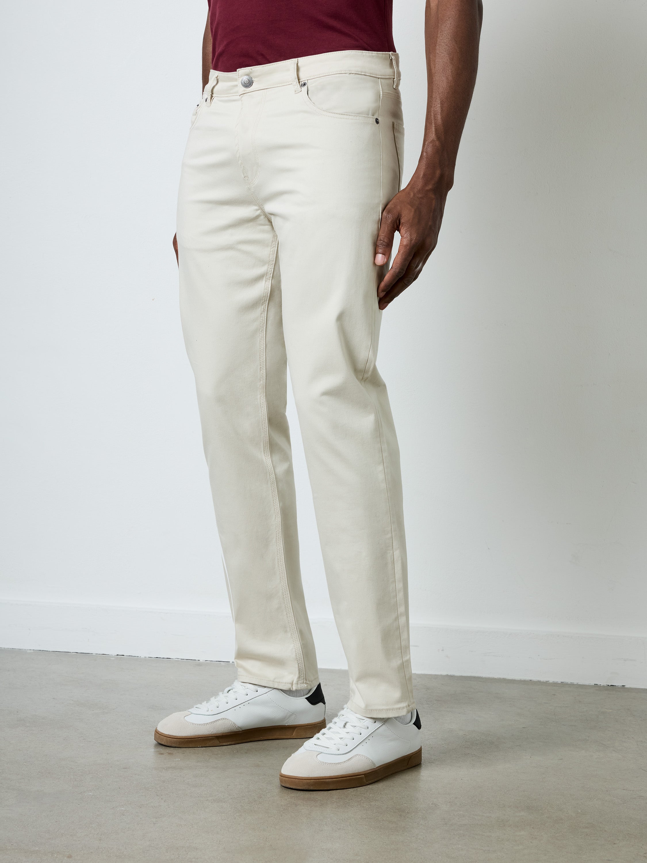 Cotton Stretch 5 Pocket 34 Inch Jeans