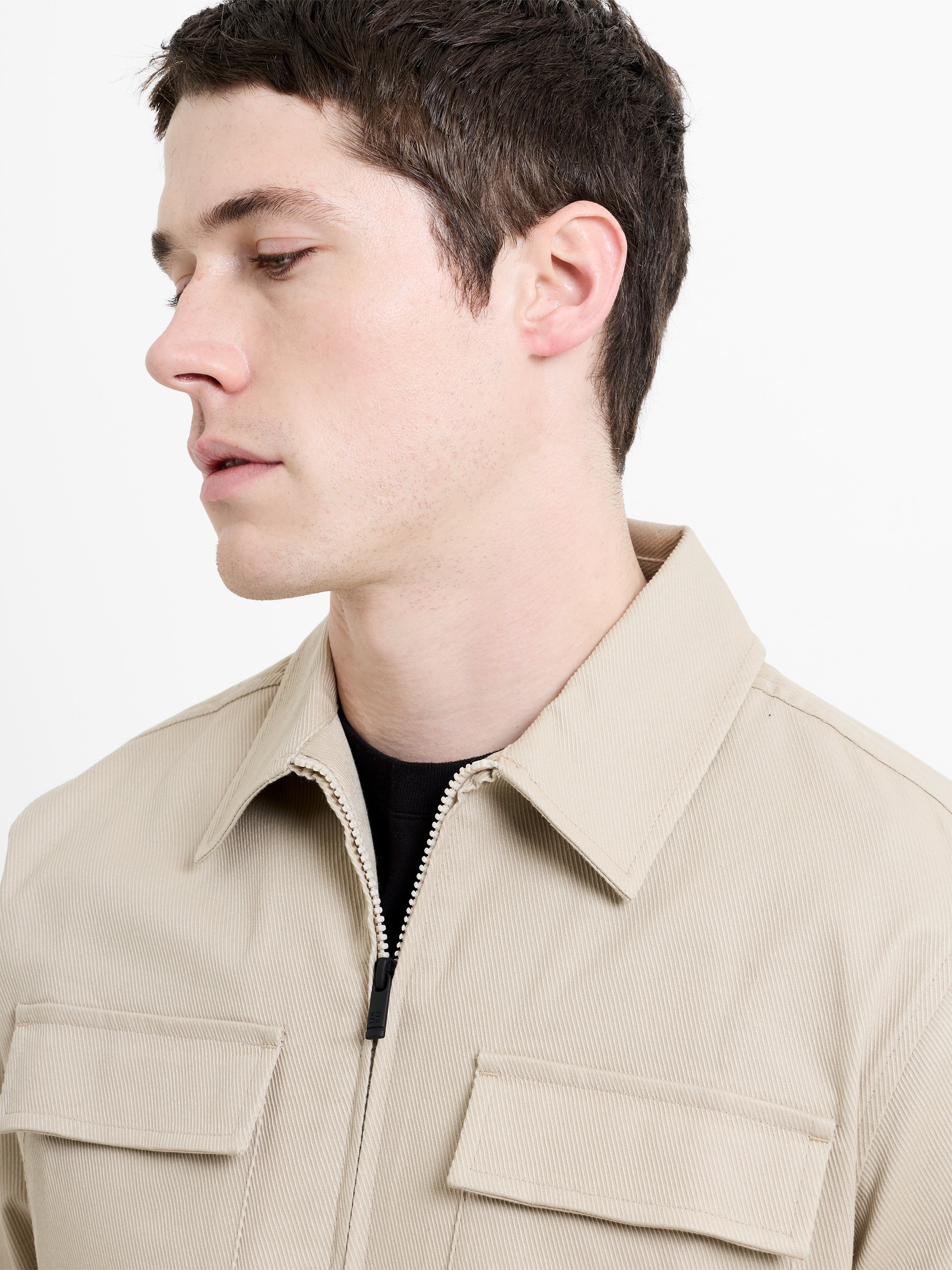 Zip Through Cavalry Jacket