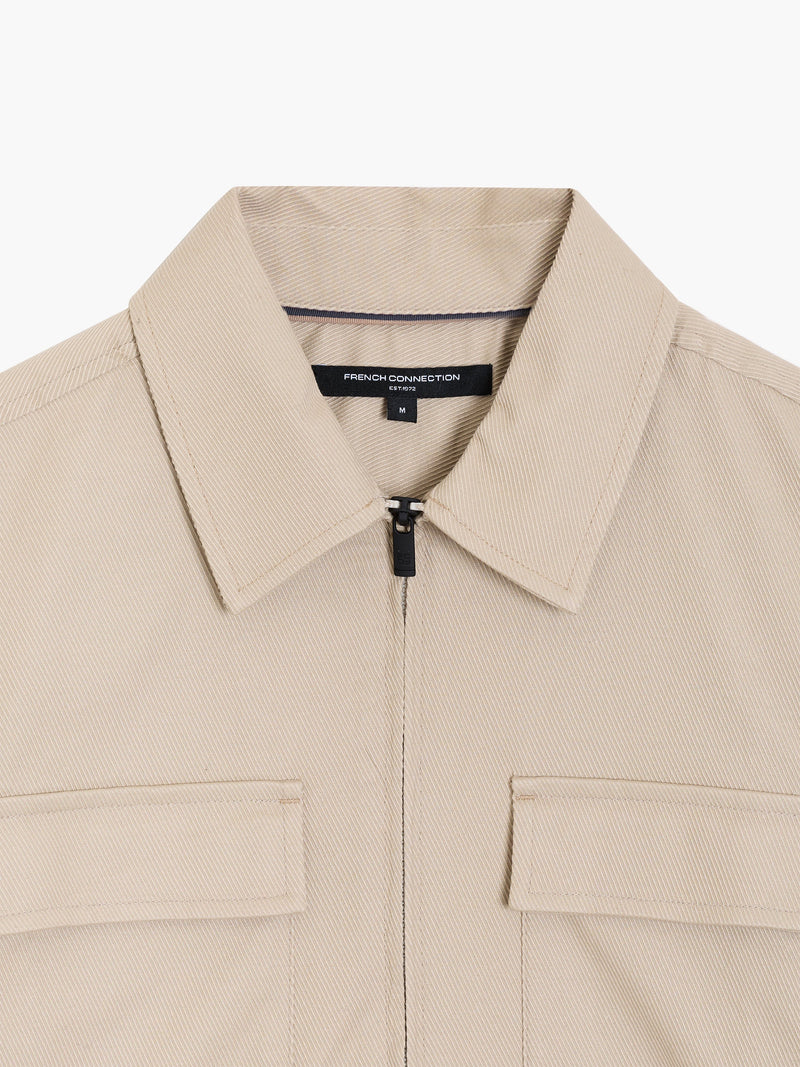 Zip Through Cavalry Jacket