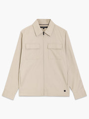 Zip Through Stone Cavalry Jacket