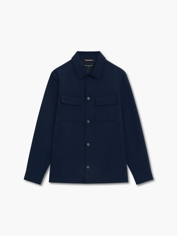 Button-Through Flap Chest Pocket Jacket