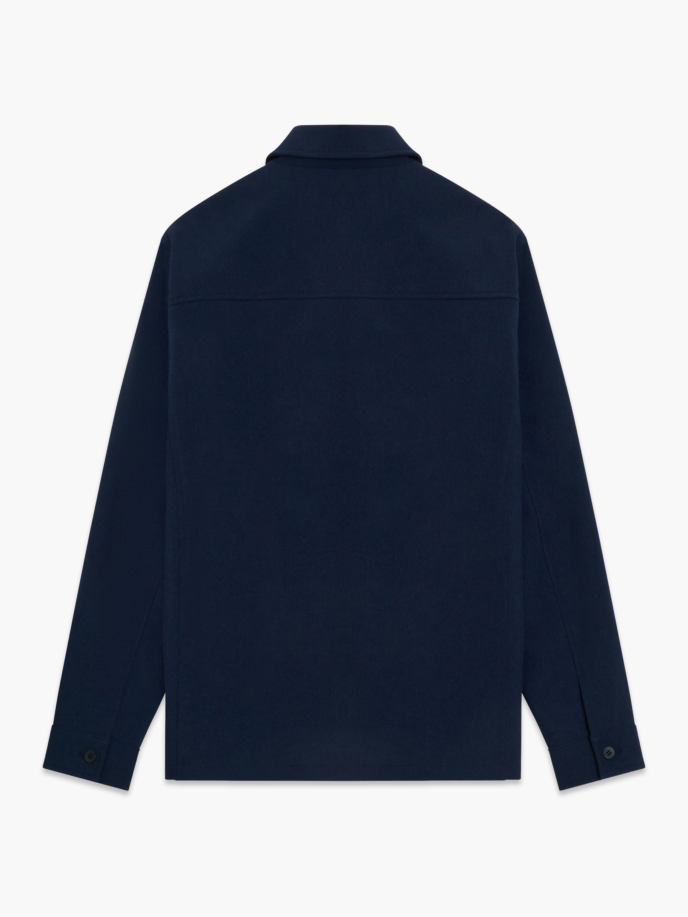 Button-Through Flap Chest Pocket Jacket