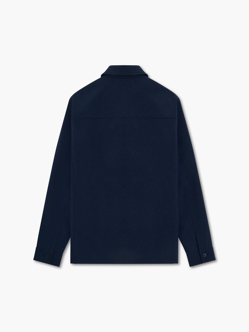 Button-Through Flap Chest Pocket Jacket