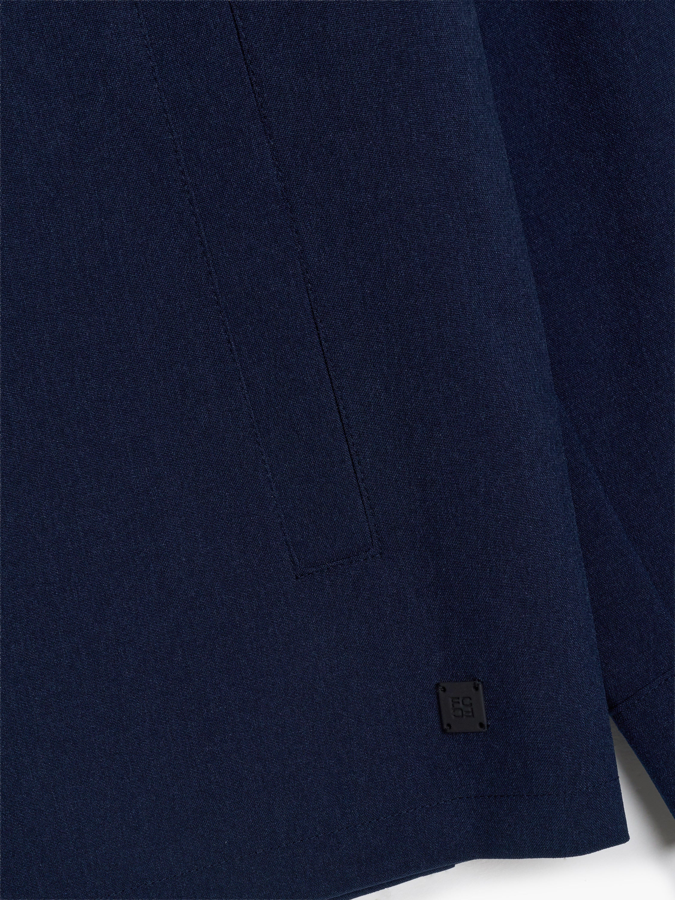 Button-Through Flap Chest Pocket Jacket