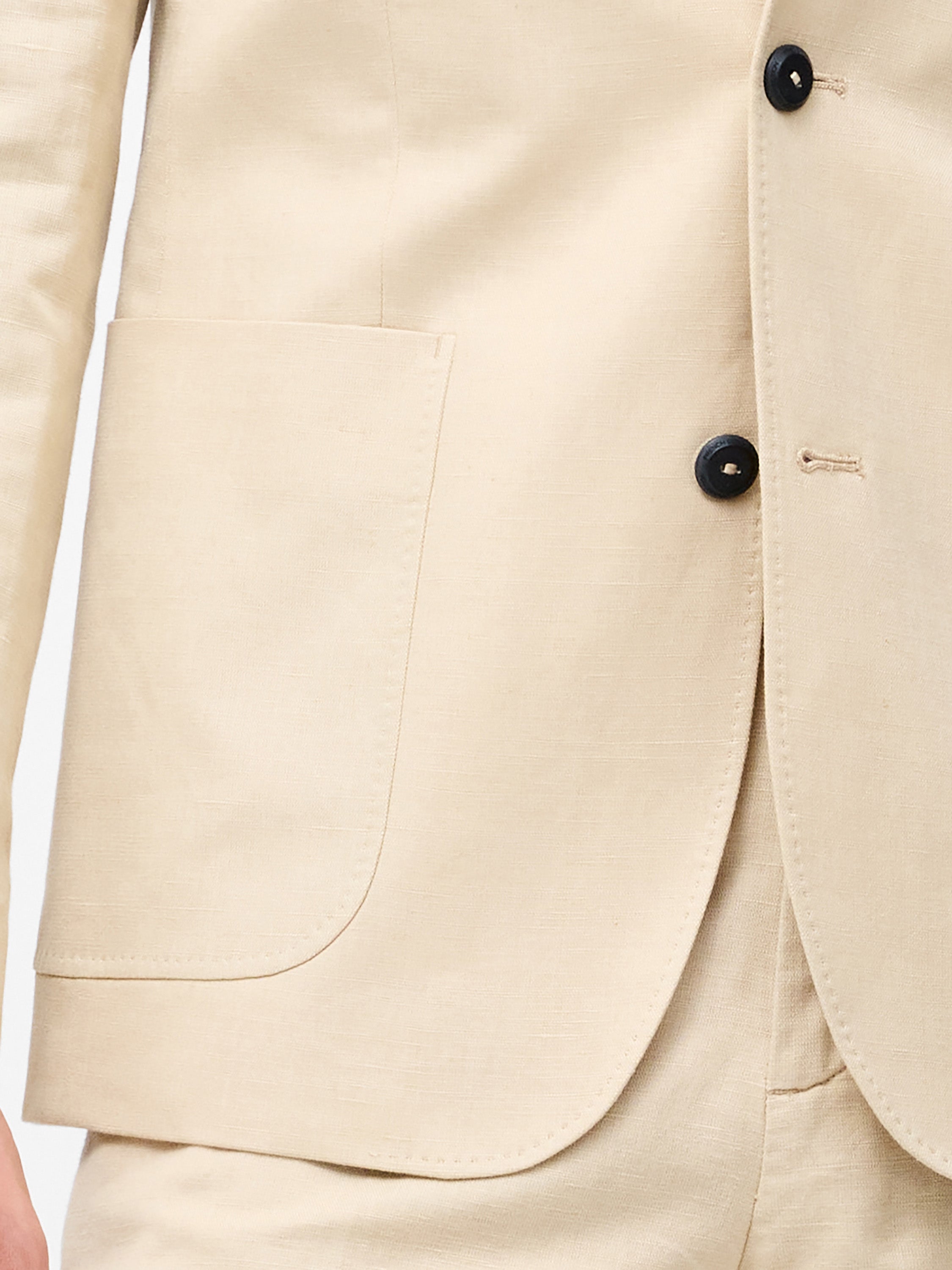 Linen Suit Jacket Sand | French Connection EU