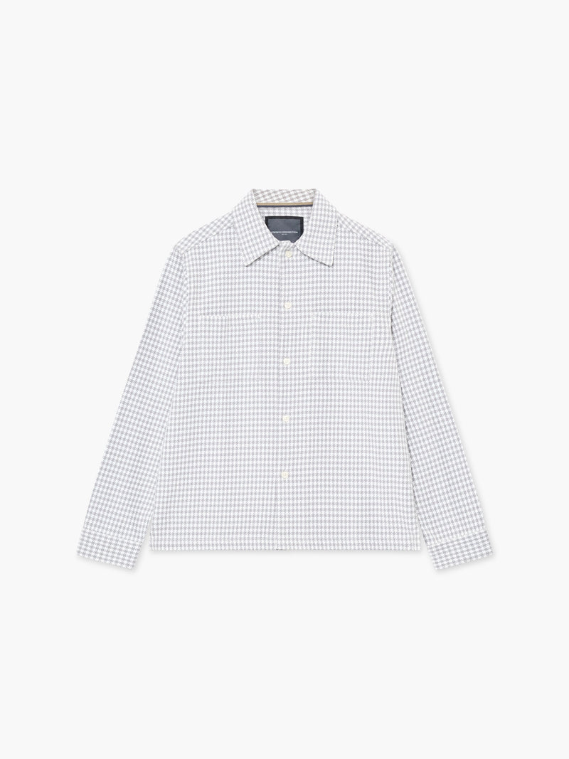 Houndstooth Button Through Jacket