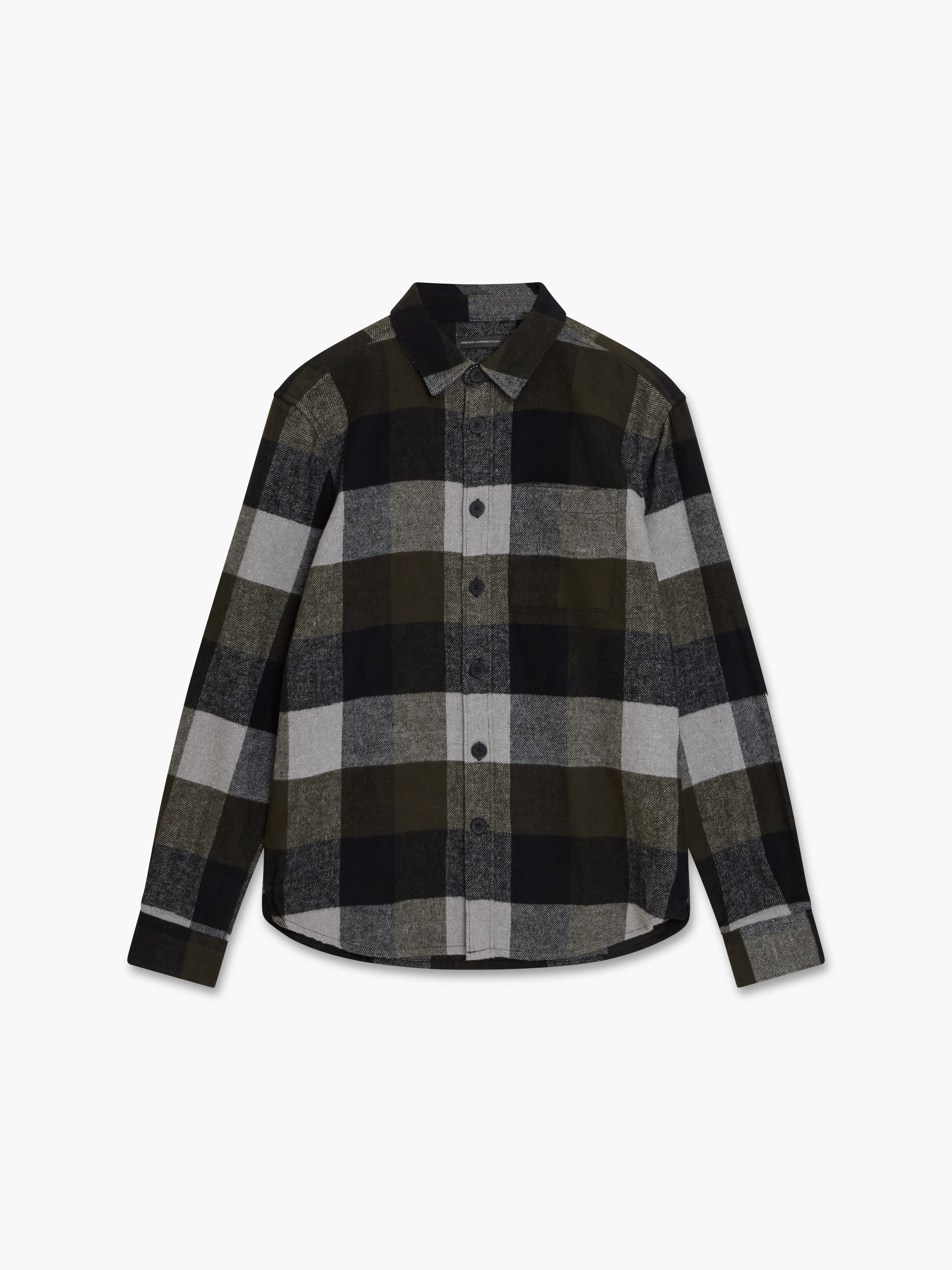 Heavy Large Check Overshirt