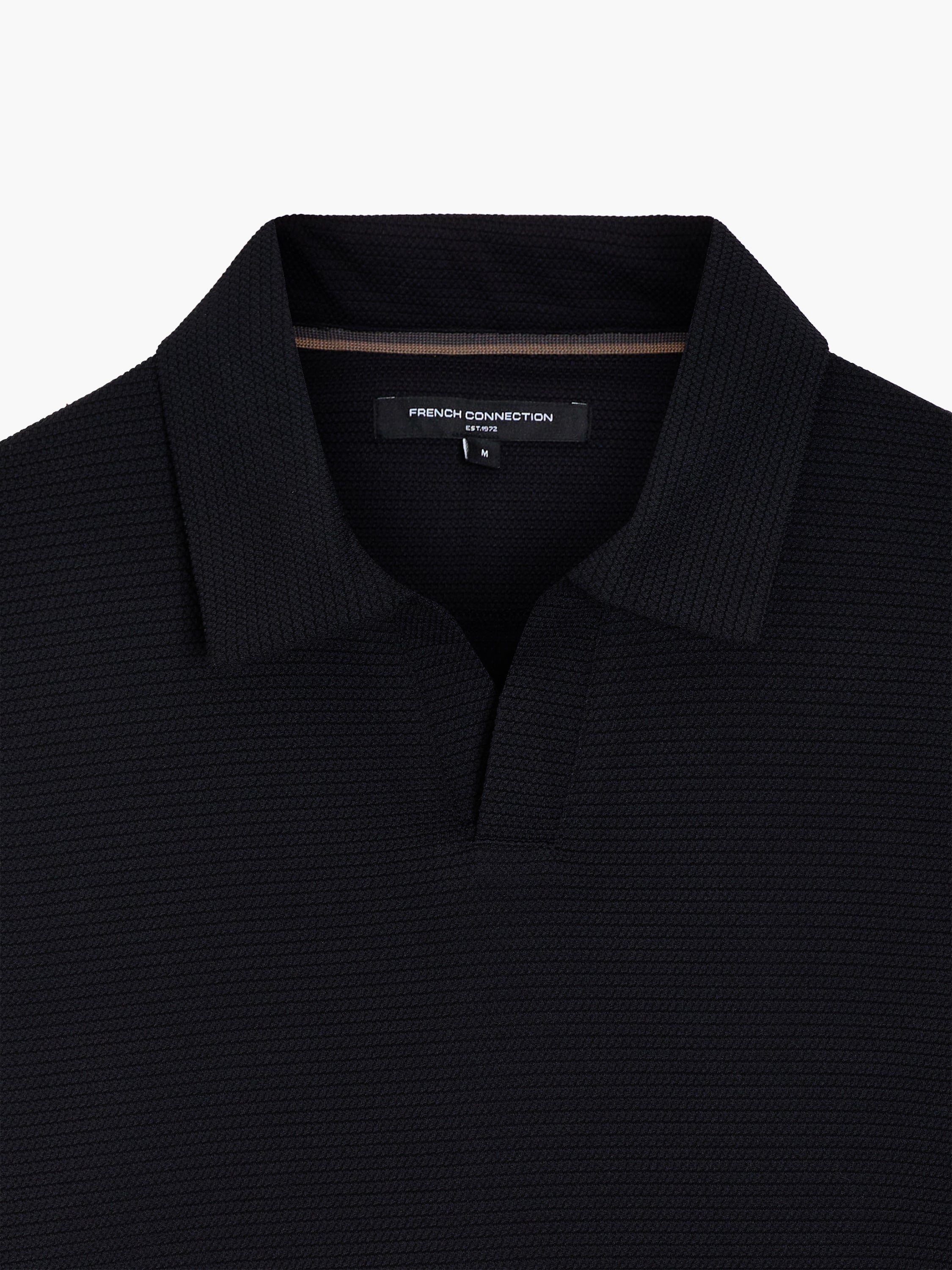 Short Sleeve Pointelle Knit Trophy Polo Shirt