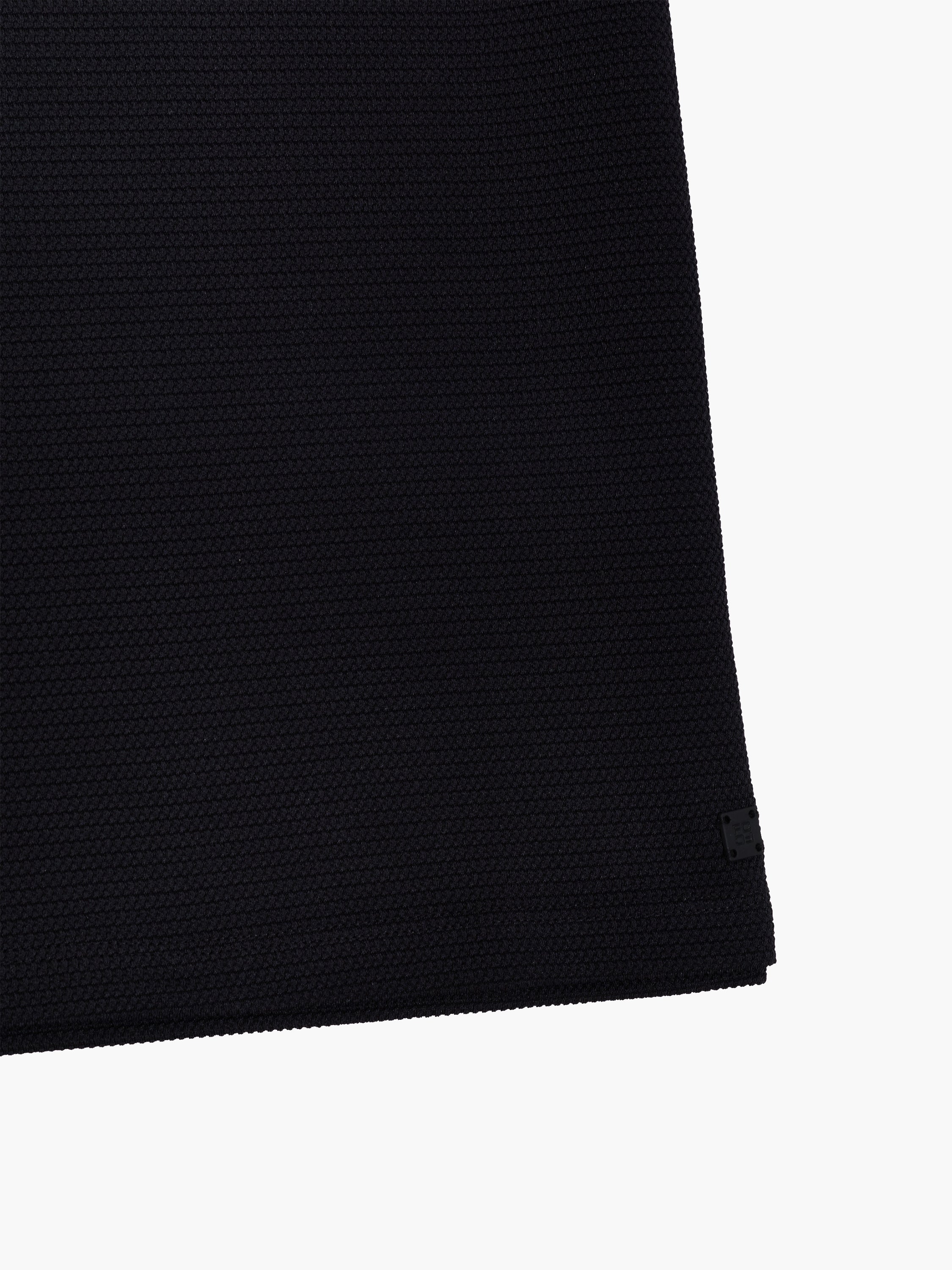 Short Sleeve Pointelle Knit Trophy Polo Shirt