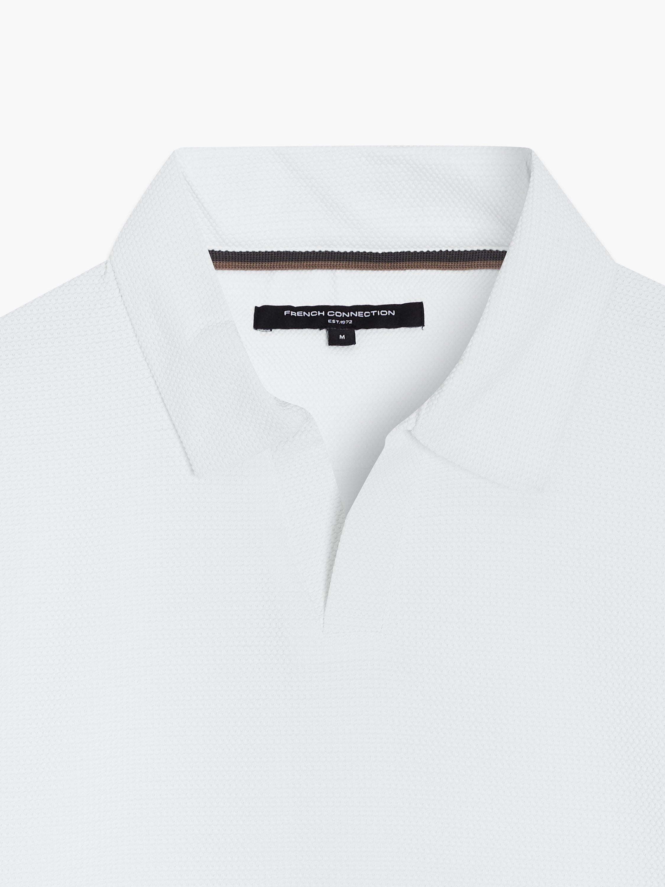 Short Sleeve Pointelle Knit Trophy Polo Shirt