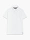 Short Sleeve Pointelle Knit Trophy Polo Shirt