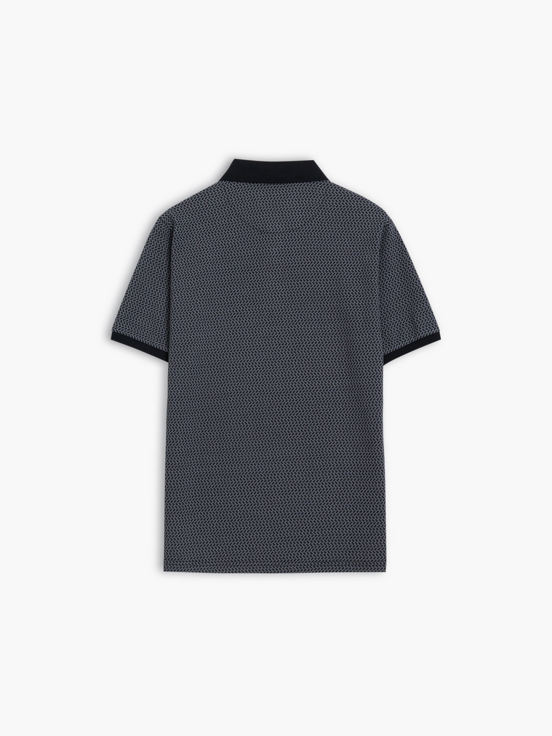 Short Sleeve Geo Polo Shirt