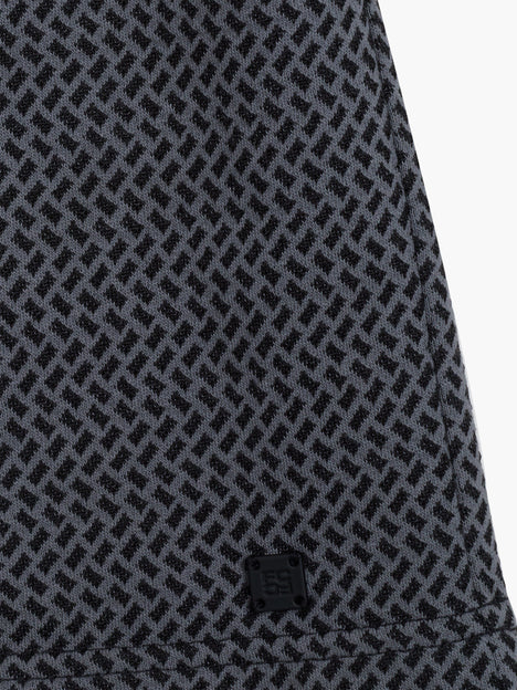 Short Sleeve Geo Polo Shirt