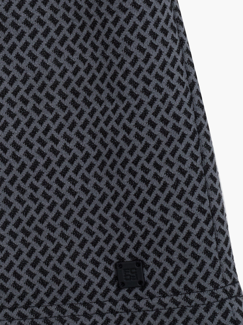 Short Sleeve Geo Polo Shirt