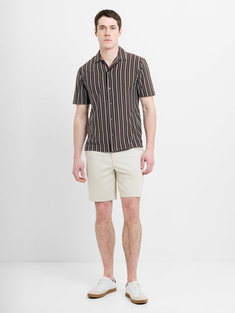 Short Sleeve Jersey Striped Holiday Shirt