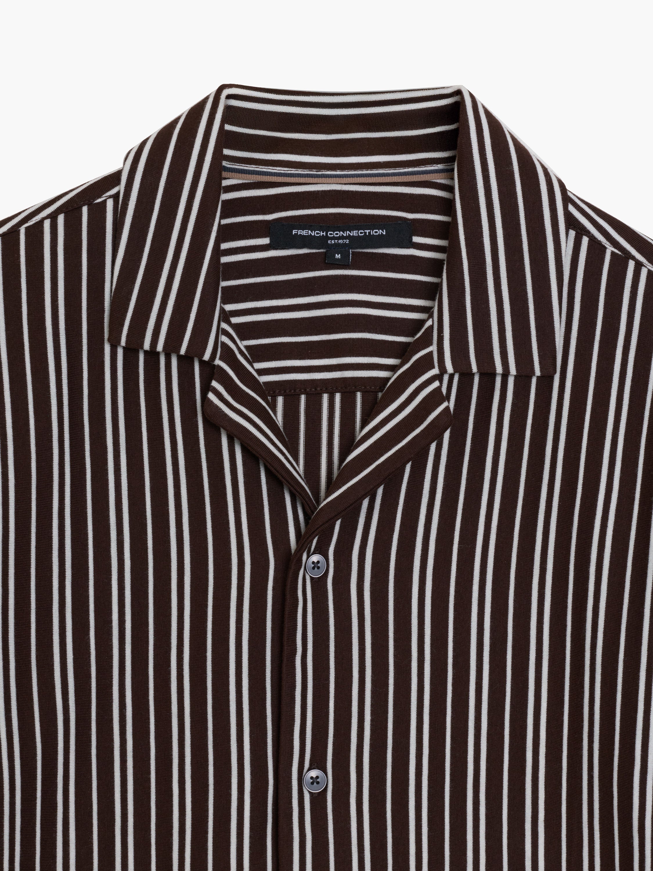 Short Sleeve Jersey Striped Holiday Shirt
