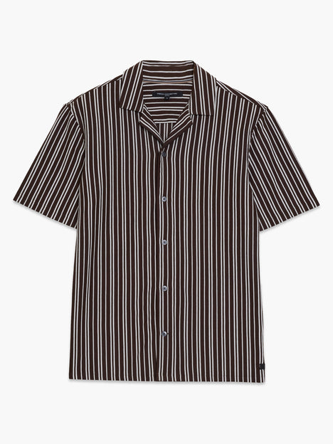 Short Sleeve Jersey Striped Holiday Shirt