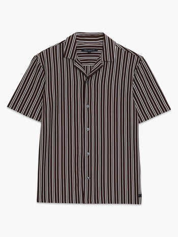 Short Sleeve Jersey Striped Holiday Shirt