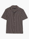 Short Sleeve Jersey Striped Holiday Shirt