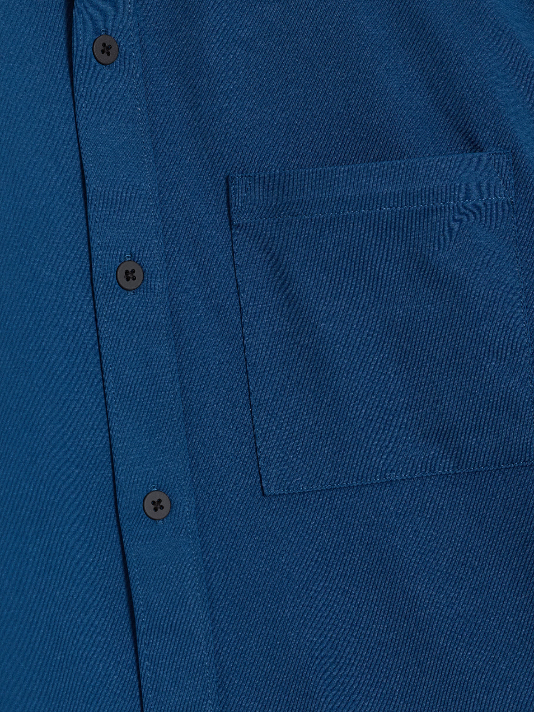 Long Sleeve Soft Jersey Pocket Shirt