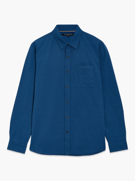 Long Sleeve Soft Jersey Pocket Shirt
