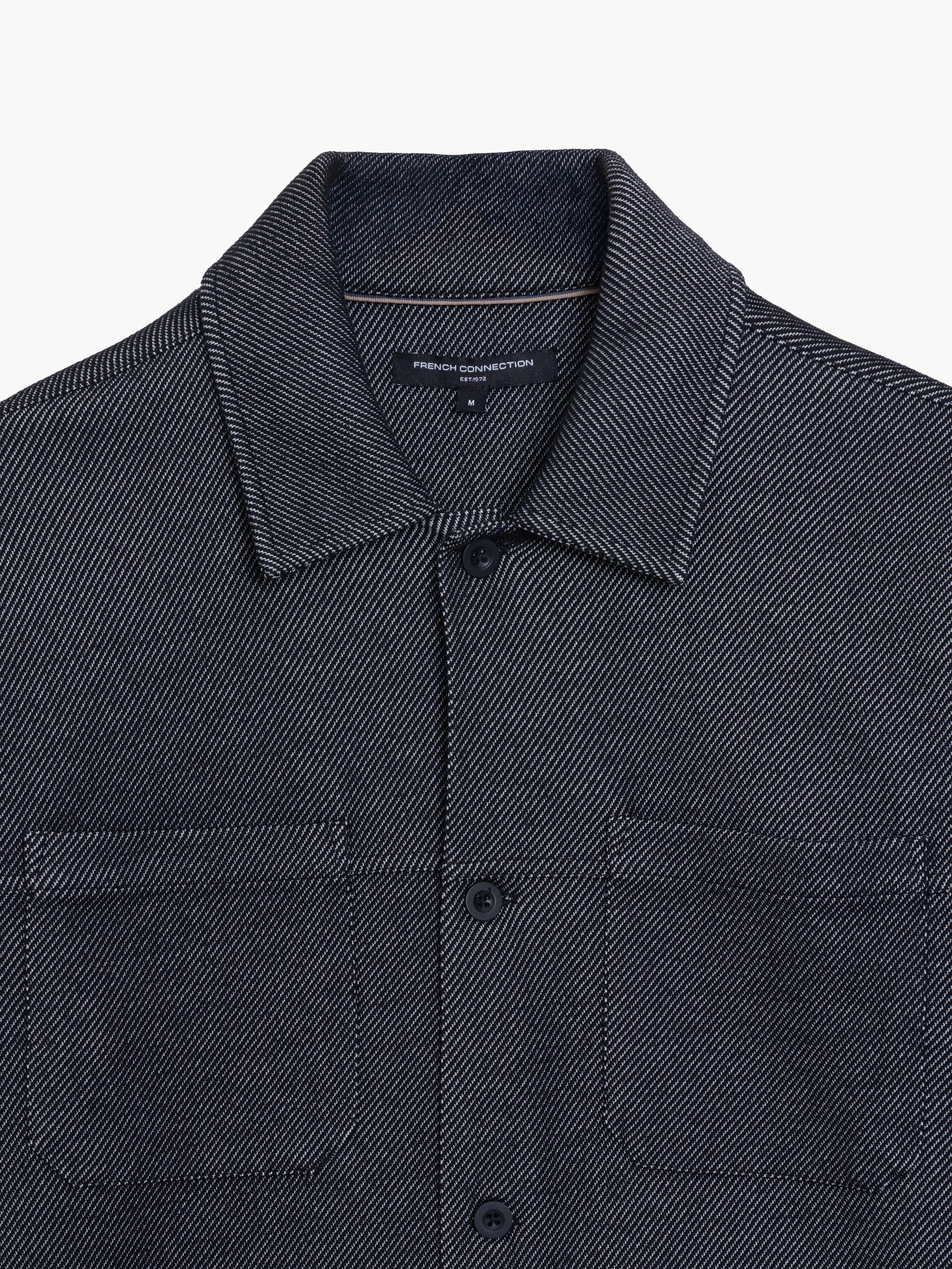 Long Sleeve Diagonal Stripe Jersey Shirt