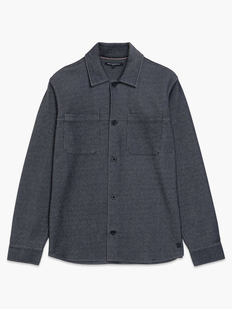 Long Sleeve Diagonal Stripe Jersey Shirt