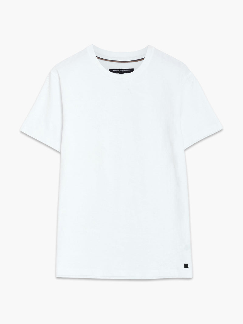 Short Sleeve Micro Seersucker Stripe T-Shirt