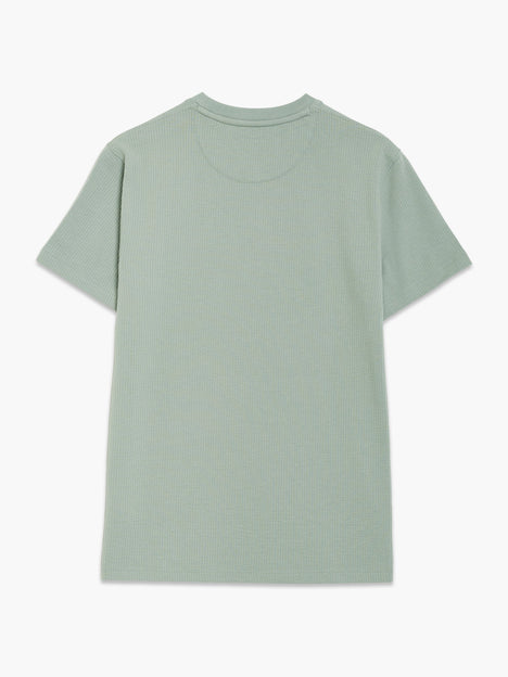 Short Sleeve Micro Seersucker Stripe T-Shirt