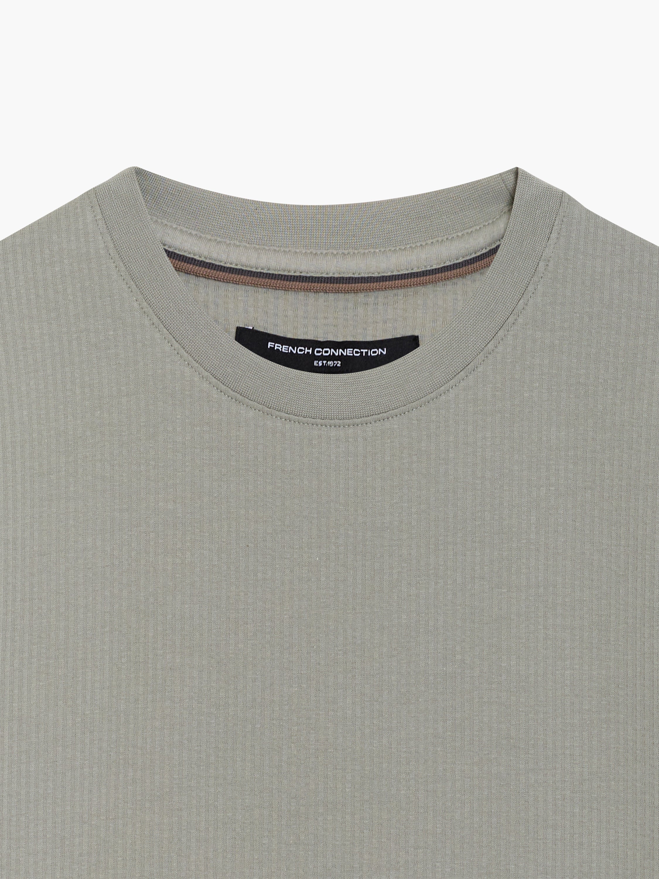 Short Sleeve Micro Seersucker Stripe T-Shirt