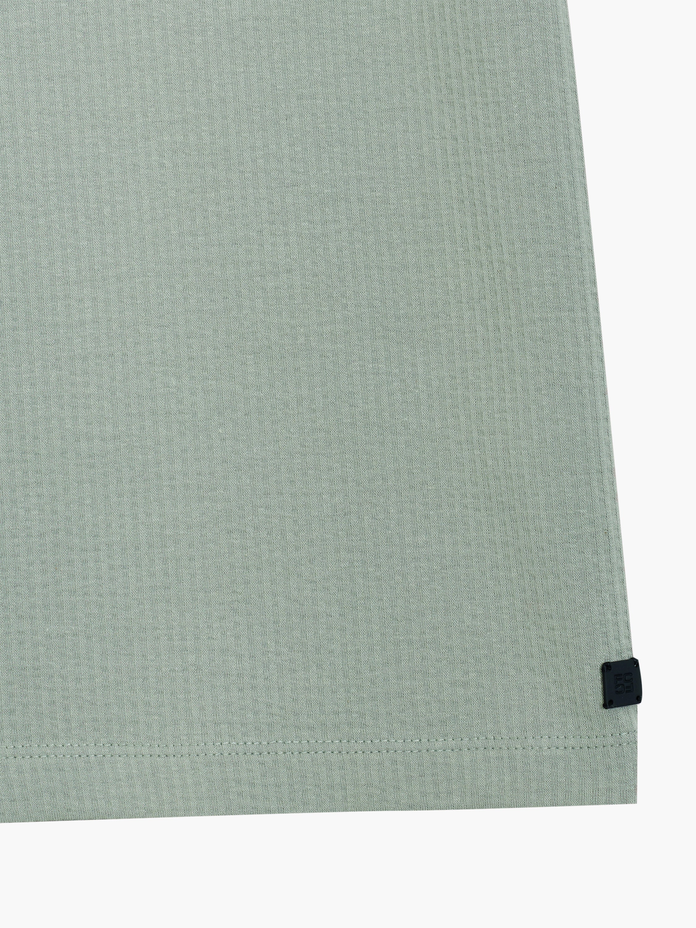 Short Sleeve Micro Seersucker Stripe T-Shirt