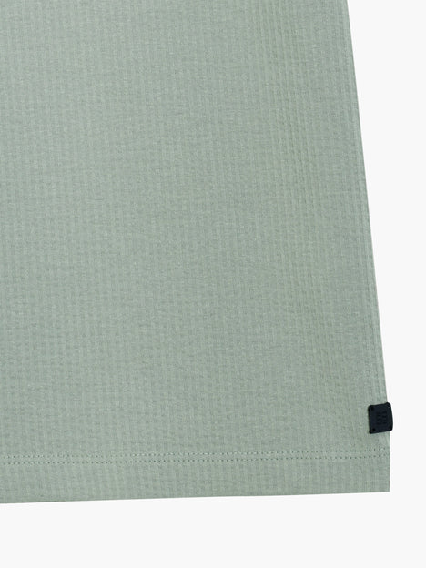 Short Sleeve Micro Seersucker Stripe T-Shirt