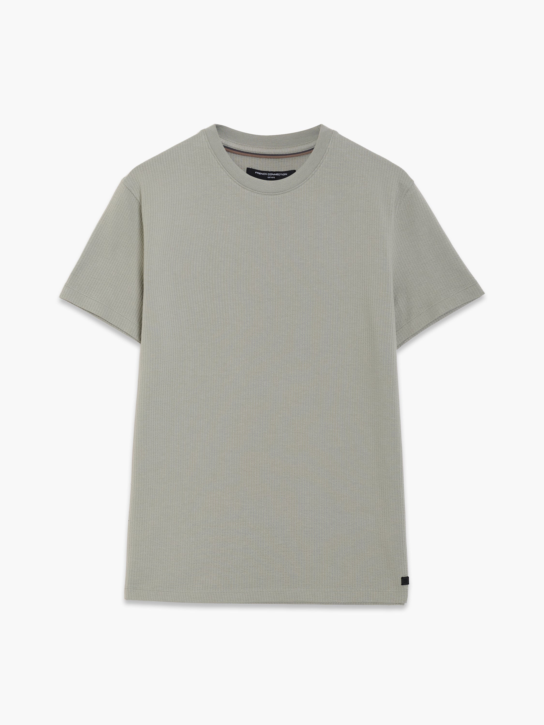 Short Sleeve Micro Seersucker Stripe T-Shirt