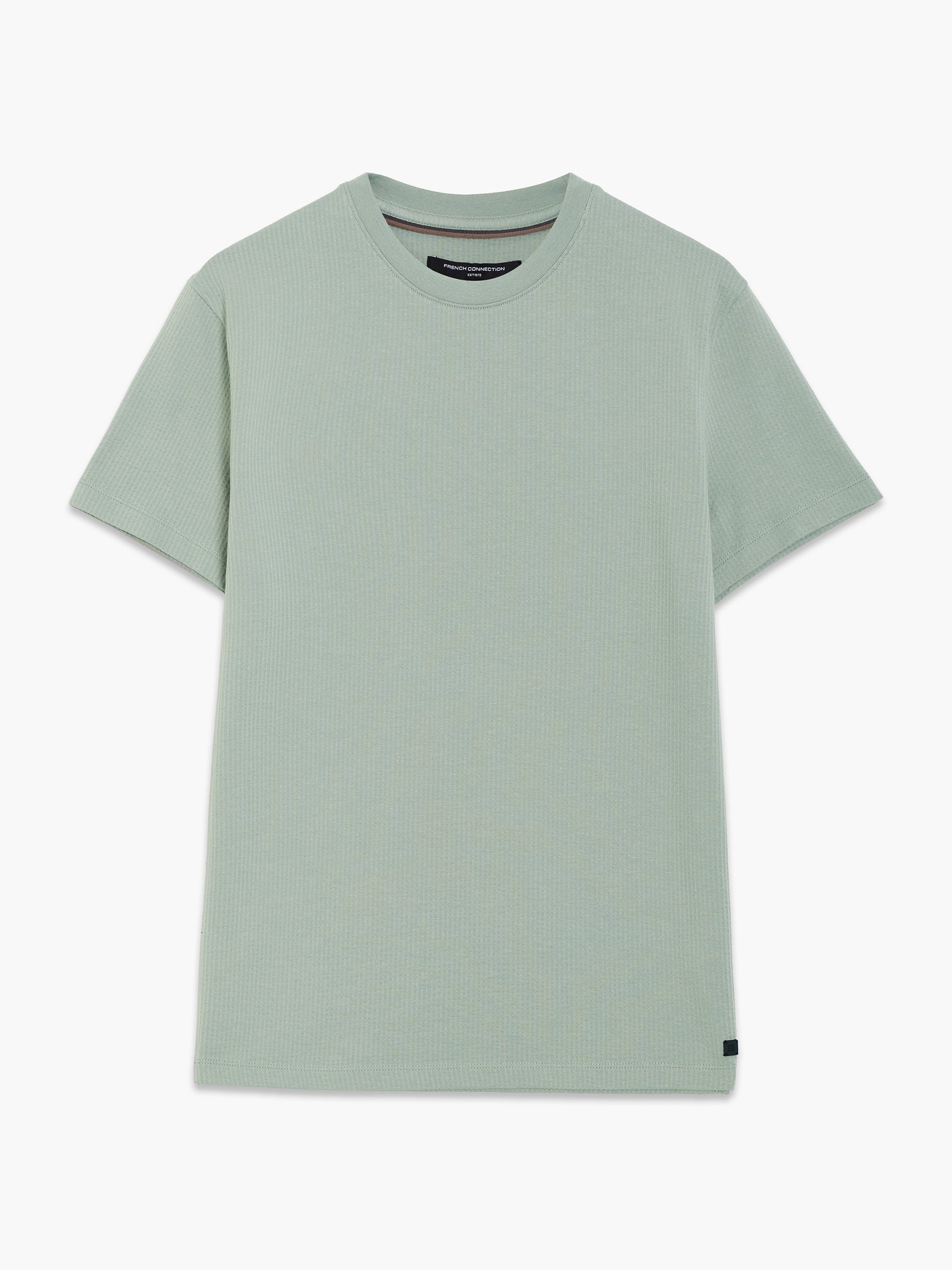 Short Sleeve Micro Seersucker Stripe T-Shirt
